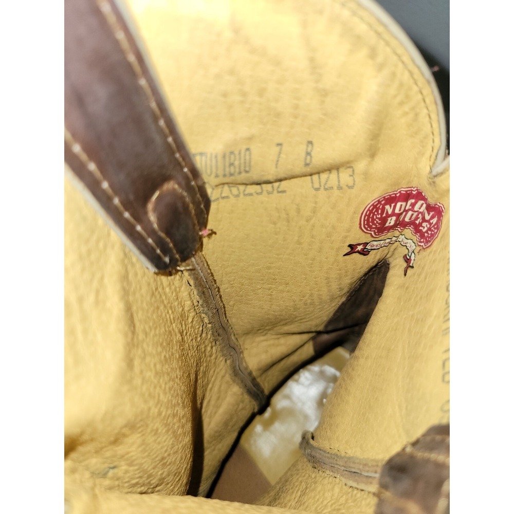 Nocona LDTTU11 College Texas Tech Brown Western Boots Size 7B - Picture 13 of 14
